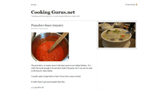 Desktop Screenshot of cooking.gurus.net